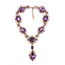 Load image into Gallery viewer, Fashion Necklace Luxury Geometric Square Glass