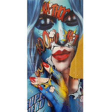 Load image into Gallery viewer, Graffiti Women Portrait Oil Painting Poster
