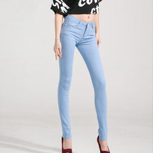 Load image into Gallery viewer, Slim waist jeans skinny low rise