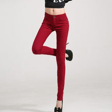 Load image into Gallery viewer, Slim waist jeans skinny low rise
