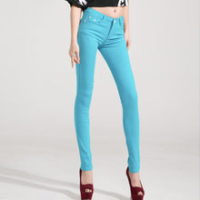 Load image into Gallery viewer, Slim waist jeans skinny low rise