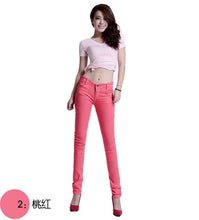 Load image into Gallery viewer, Slim waist jeans skinny low rise