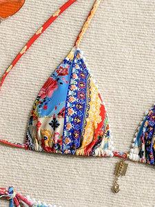Maillot de Bain Femmes Vcay Boho Chic Style V Bikini