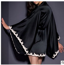 Load image into Gallery viewer, Sexy Kimono Robe Lingerie Nightgown Sleep Top Pajamas Gown Robe Underwear Femme Chemises Nightdress Sleepwear
