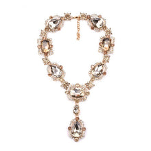 Load image into Gallery viewer, Fashion Necklace Luxury Geometric Square Glass
