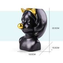 Load image into Gallery viewer, Cute Girl Bubble Gum Decoration Vase
