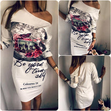 Load image into Gallery viewer, Fashion Printed Casual Summer Dress
