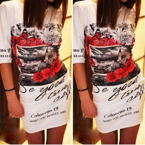 Fashion Printed Casual Summer Dress