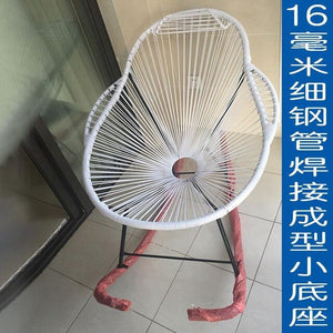 Sleeping Chair Household Recreational Color Rocking Chair Reclining Chair Adult Rattan Rocking Chair Elderly Balcony Leisure Cha