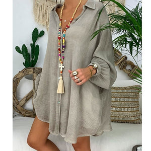 Cotton Linen Top/Blouse or Tunic