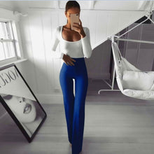 Load image into Gallery viewer, Wide Leg Stretch Flared Trousers Bell-bottom Pants
