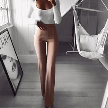 Load image into Gallery viewer, Wide Leg Stretch Flared Trousers Bell-bottom Pants
