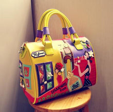 Load image into Gallery viewer, Super quality Women Handbag Shoulder boston Bag tote Italian Leather Bags Sac A Main Borse Candy Color Luxury Handbags
