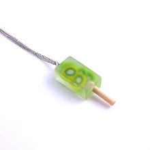 Load image into Gallery viewer, Handmade Resin Popsicle Fruit Pendant Necklace for Women
