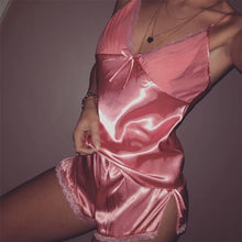 Load image into Gallery viewer, Lace Crop Pajamas
