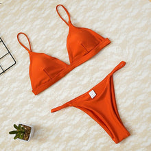 Load image into Gallery viewer, Micro Bikini Solid Beach Brazilian Thong

