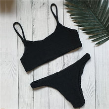 Load image into Gallery viewer, Sexy Bikini Push-up Pleated Triangle
