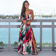 Load image into Gallery viewer, Floral Lange Boho Summer Dress
