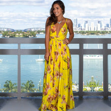 Load image into Gallery viewer, Floral Lange Boho Summer Dress
