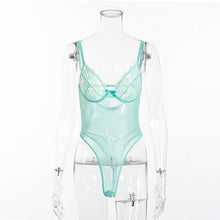 Load image into Gallery viewer, Lace Bodysuit Floral Embroidery
