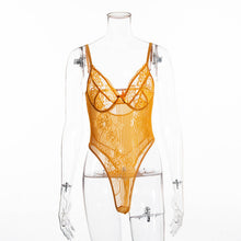 Load image into Gallery viewer, Lace Bodysuit Floral Embroidery
