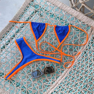Biquini Micro Mini Bikini Set Swimming Beachwear Small Cup Swimwear High Cut Thong Bikinis Wholesale G-String Swimsuits Hot Sale