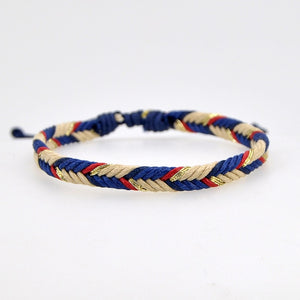 Handmade Vintage Rope Charm Bracelet For Women Men Brown Adjustable String Bracelet Jewelry