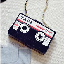 Load image into Gallery viewer, Tape transparent acrylic modeling mini messenger bag
