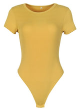 Load image into Gallery viewer, Women Bodysuits Patchwork Solid Street Casual Romper
