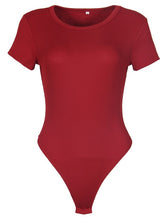 Load image into Gallery viewer, Women Bodysuits Patchwork Solid Street Casual Romper
