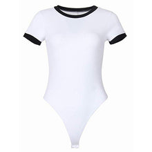 Load image into Gallery viewer, Women Bodysuits Patchwork Solid Street Casual Romper
