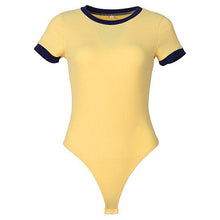 Load image into Gallery viewer, Women Bodysuits Patchwork Solid Street Casual Romper
