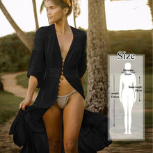 Load image into Gallery viewer, Bikini Cover-up Kimono Cardigan Sexy Hollow Out Summer Dress
