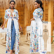Load image into Gallery viewer, Bikini Cover-up Kimono Cardigan Sexy Hollow Out Summer Dress
