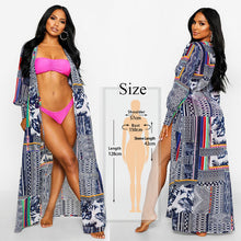 Load image into Gallery viewer, Bikini Cover-up Kimono Cardigan Sexy Hollow Out Summer Dress
