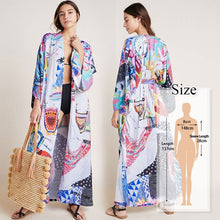 Load image into Gallery viewer, Bikini Cover-up Kimono Cardigan Sexy Hollow Out Summer Dress
