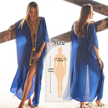Load image into Gallery viewer, Bikini Cover-up Kimono Cardigan Sexy Hollow Out Summer Dress

