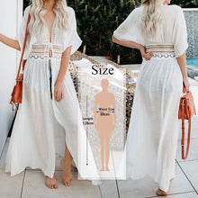 Load image into Gallery viewer, Bikini Cover-up Kimono Cardigan Sexy Hollow Out Summer Dress
