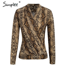 Load image into Gallery viewer, Simple V neck office blouse
