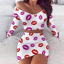 Load image into Gallery viewer, Striped V Neck Slim Knit Soft Summer Dress
