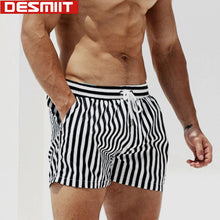 Load image into Gallery viewer, Maillots de bain desmiit Shorts de bain pour hommes maillots de bain grande taille rayé séchage rapide maillot de bain homme maillots de bain surf Shorts planche
