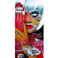 Load image into Gallery viewer, Graffiti Women Portrait Oil Painting Poster
