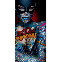 Load image into Gallery viewer, Graffiti Women Portrait Oil Painting Poster

