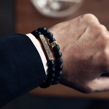 Load image into Gallery viewer, 2pcs/ Set Matte Lava Stone Bead Bracelet For Men Jewelry Gift
