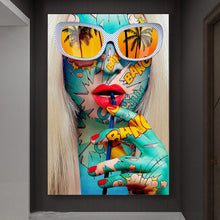 Load image into Gallery viewer, Abstract Graffiti Art Girls Prints
