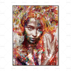 Canvas Wall poster no frame abstract painting
