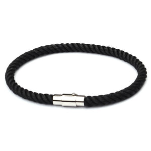 New Fashion Rope Bracelet Men Women Copper Magnetic Clasp Male Bracelets Bangles Jewelry Summer Style Couple Bracelets SL021