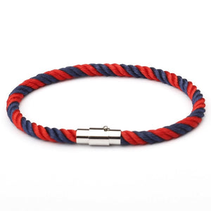 New Fashion Rope Bracelet Men Women Copper Magnetic Clasp Male Bracelets Bangles Jewelry Summer Style Couple Bracelets SL021