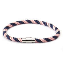 Load image into Gallery viewer, New Fashion Rope Bracelet Men Women Copper Magnetic Clasp Male Bracelets Bangles Jewelry Summer Style Couple Bracelets SL021
