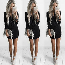 Load image into Gallery viewer, Loose Long Sleeve Solid Chiffion Blouse Shirt
